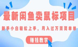 闲鱼卖鼠标项目-蚂蚁计划