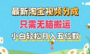 淘宝视频分成无脑搬运玩法-蚂蚁计划