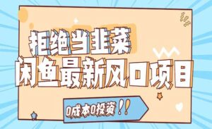 闲鱼0成本项目-蚂蚁计划