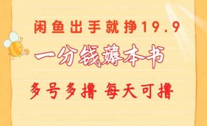 闲鱼一分钱薅书项目-蚂蚁计划