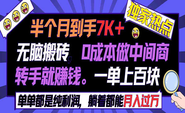 闲鱼无脑搬砖项目-蚂蚁计划
