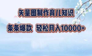 矢量图制作育儿知识-蚂蚁计划