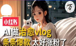 AI治愈系VLOG视频-蚂蚁计划