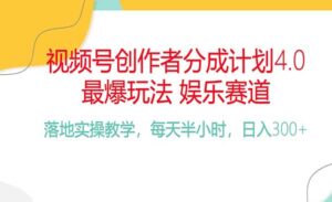 视频号爆火娱乐分成计划-蚂蚁计划