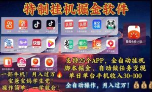 全自动变现副业-蚂蚁计划