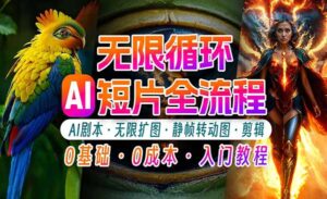 AI剪辑无限循环技术-蚂蚁计划