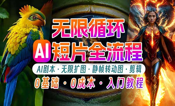 AI剪辑无限循环技术-蚂蚁计划