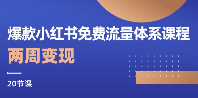 爆款小红书免费流量体系课程-蚂蚁计划