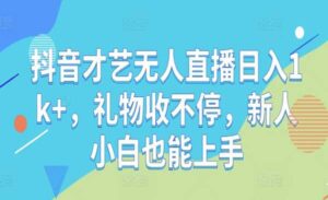 抖音才艺无人直播-蚂蚁计划