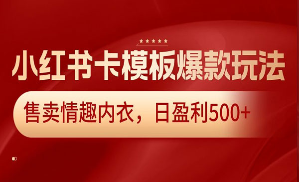小红书卡模板爆款玩法-蚂蚁计划