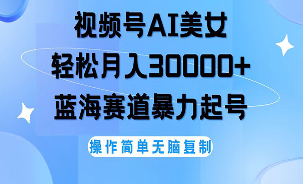 视频号AI美女跳舞-蚂蚁计划