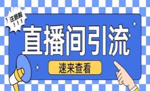 直播间引流创业粉-蚂蚁计划